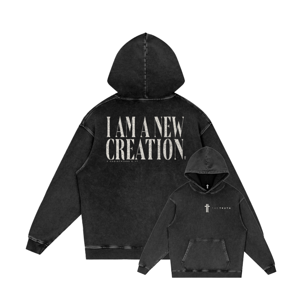 I AM A NEW CREATION Hoodie (Light)