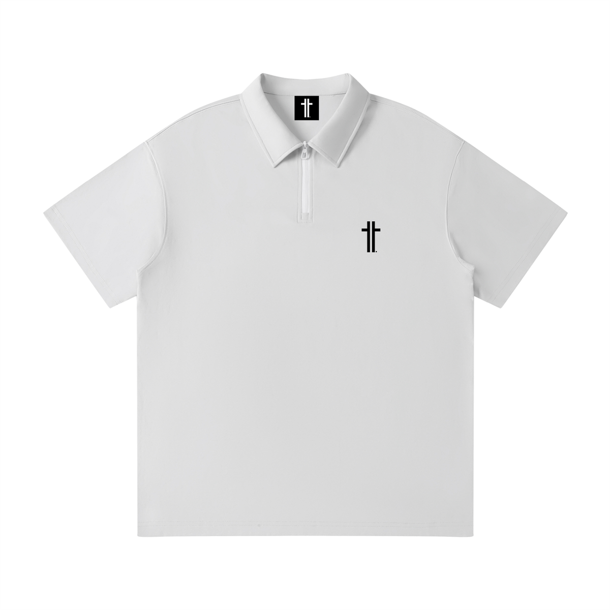 Essentials Zip-Up Polo (Dark)