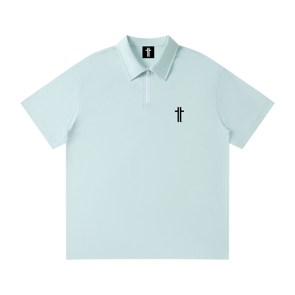 Essentials Zip-Up Polo (Dark)
