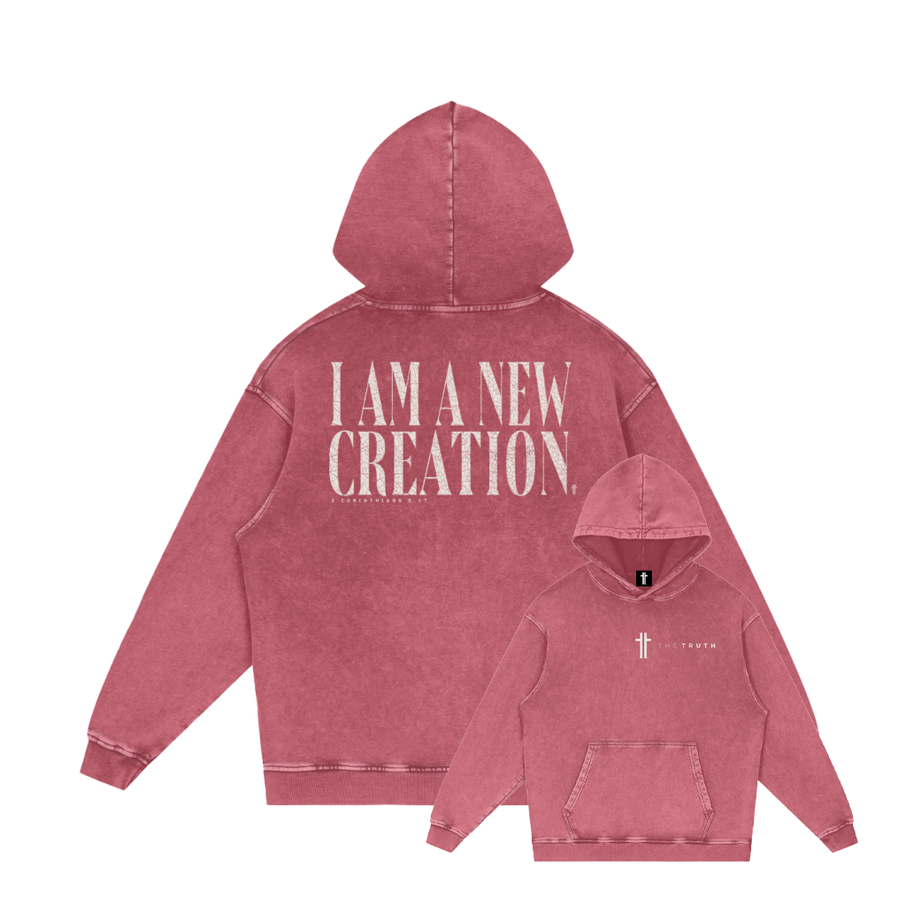 I AM A NEW CREATION Hoodie (Light)