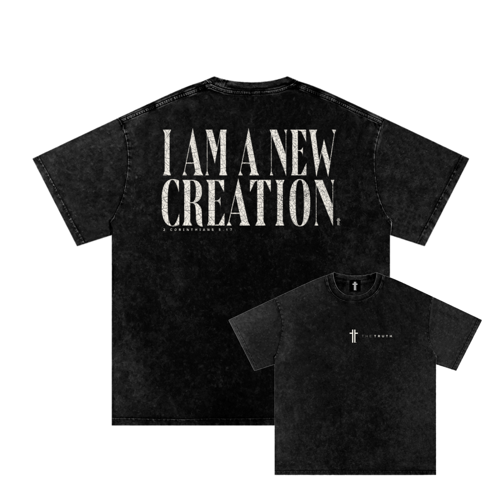 I AM NEW CREATION Oversized T-Shirt (Light)