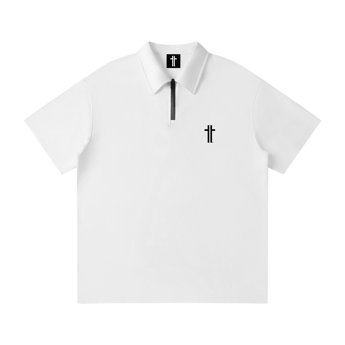 Essentials Zip-Up Polo (Dark)