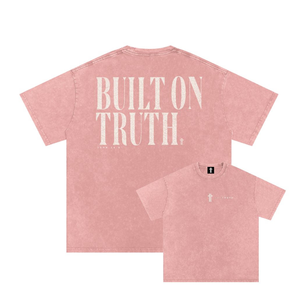 BUILT ON TRUTH Oversized T-Shirt (Light)
