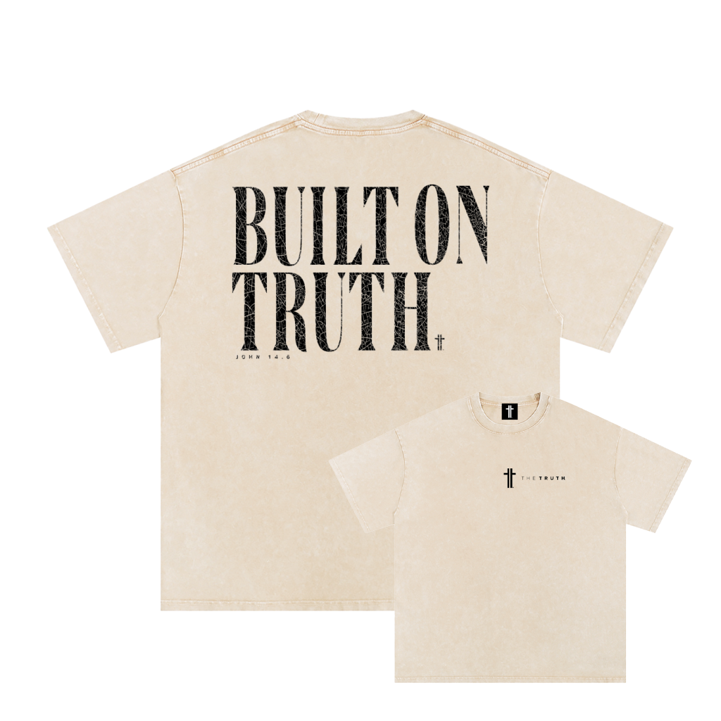 BUILT ON TRUTH Oversized T-Shirt (Dark)