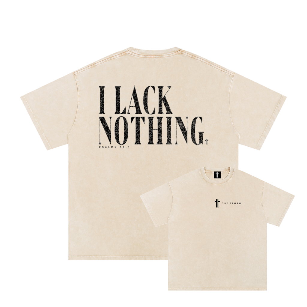 I LACK NO NOTHING Oversized T-Shirt (Dark)