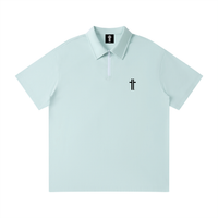 Essentials Zip-Up Polo (Dark)