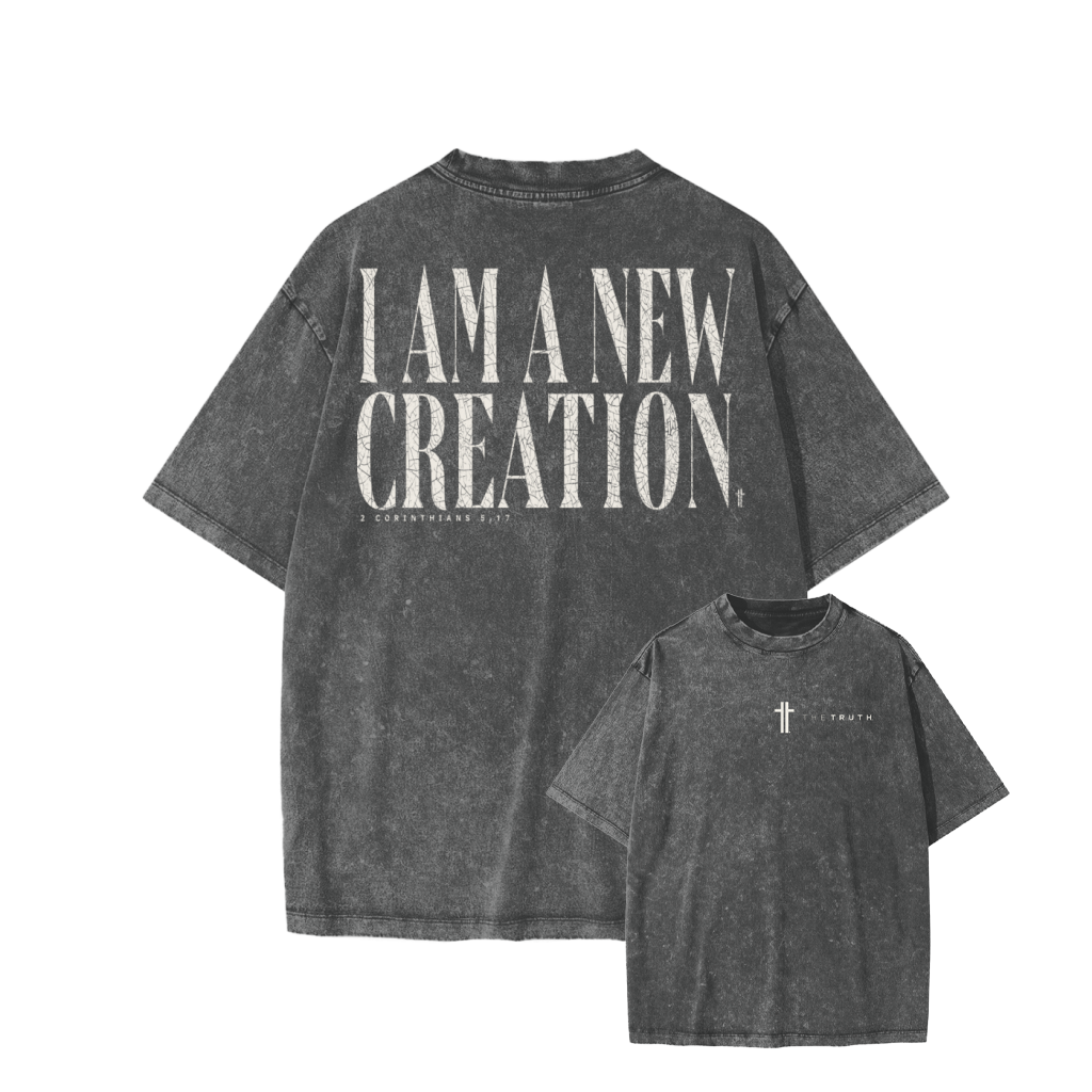 I AM A NEW CREATION Youth T-Shirt (Light)