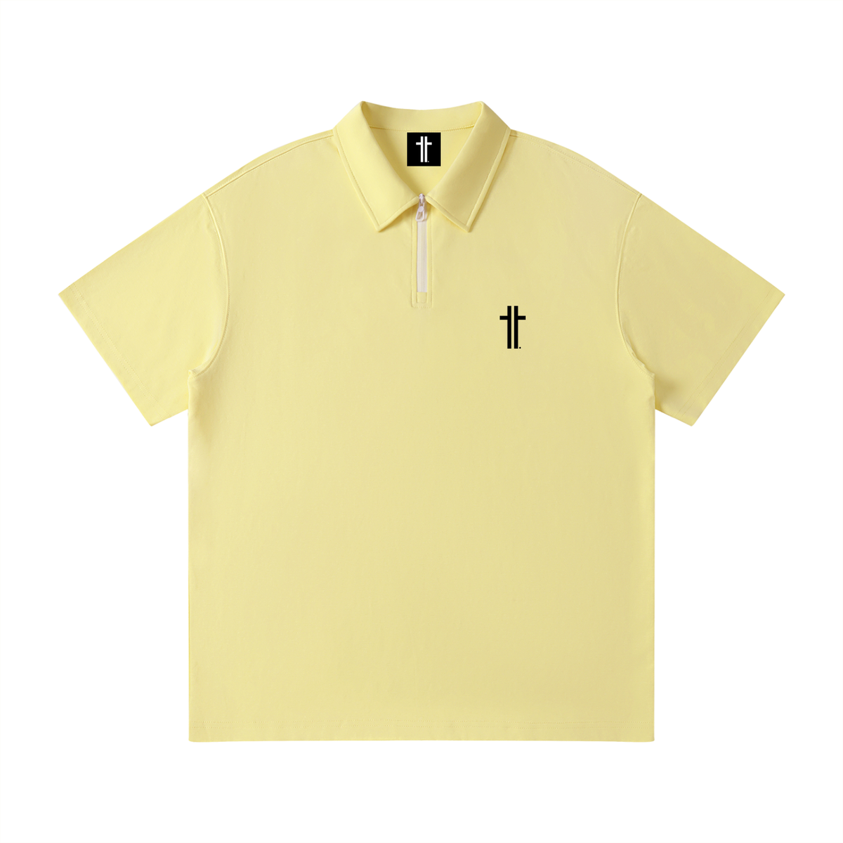 Essentials Zip-Up Polo (Dark)