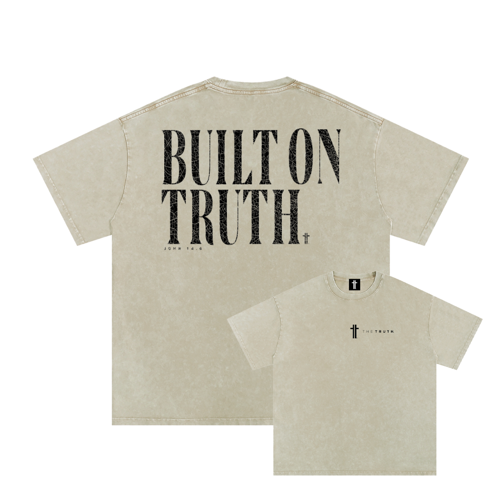 BUILT ON TRUTH Oversized T-Shirt (Dark)