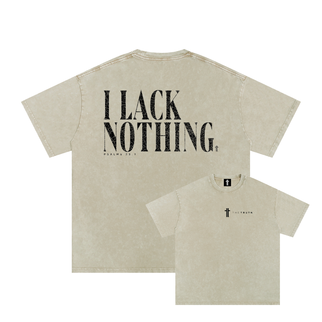I LACK NO NOTHING Oversized T-Shirt (Dark)